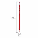 Карандаши цветные стираемые с ластиком BRAUBERG ERASABLE, 12 цветов, шестигранные, грифель 3 мм, натуральное дерево, 181932