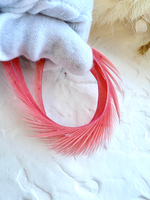 Гусиное перо, Коралловый (5 шт)