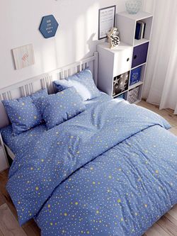 Комплект наволочек 2шт Котики Котики "Зимние звезды" 70х70 см