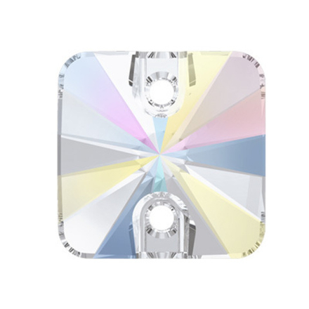 Стразы "Сваровски"  Crystal AB, 14 х 14 мм, кристалл перламутр (crystal AB), 1 шт.