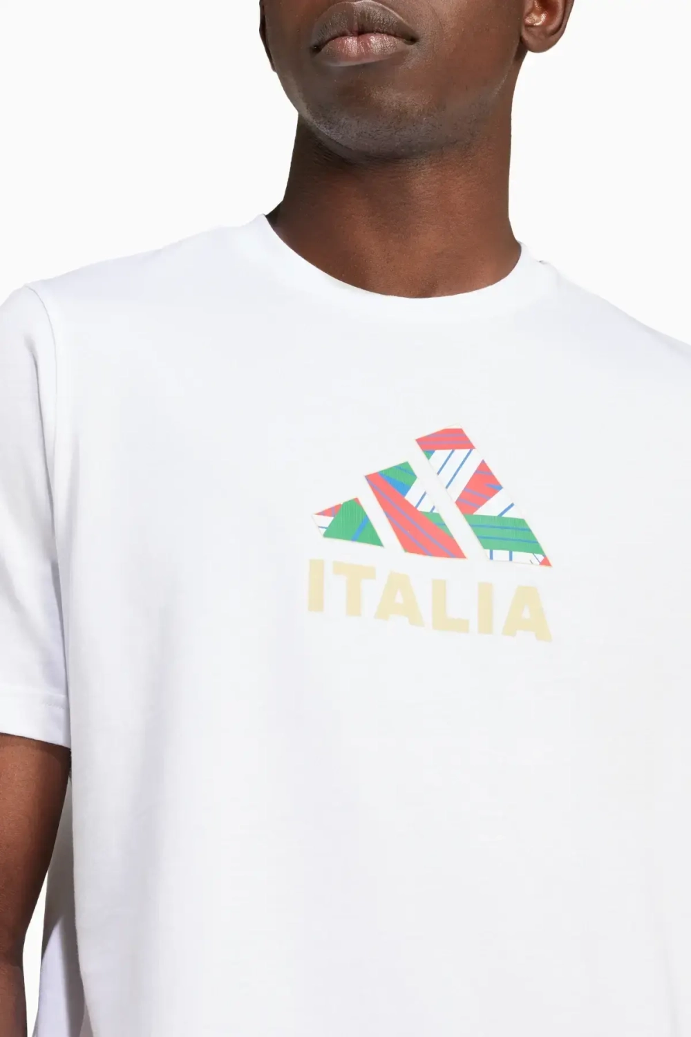 Футболка adidas Италия 2024 Fan Graphic - белый