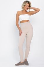 Лосины в рубчик утепленные НЬЮ (бежевые) Б14974-7М LT Collection