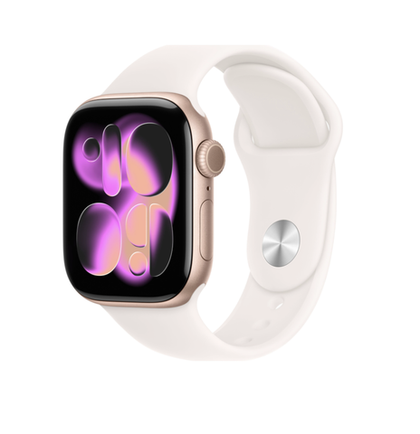 Умные часы Apple Watch Series 11 42mm Rose Gold Al LB SB S/M GPS (MEUN4)