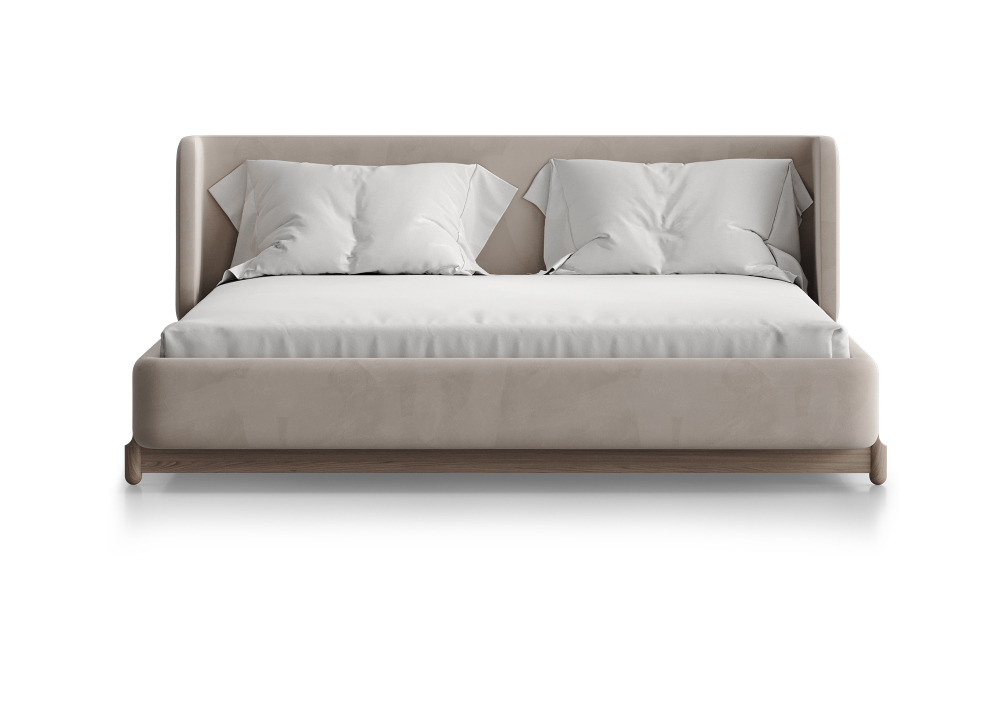 Кровать Basic спальное место 160*200 см (бежевый, антивандальная)