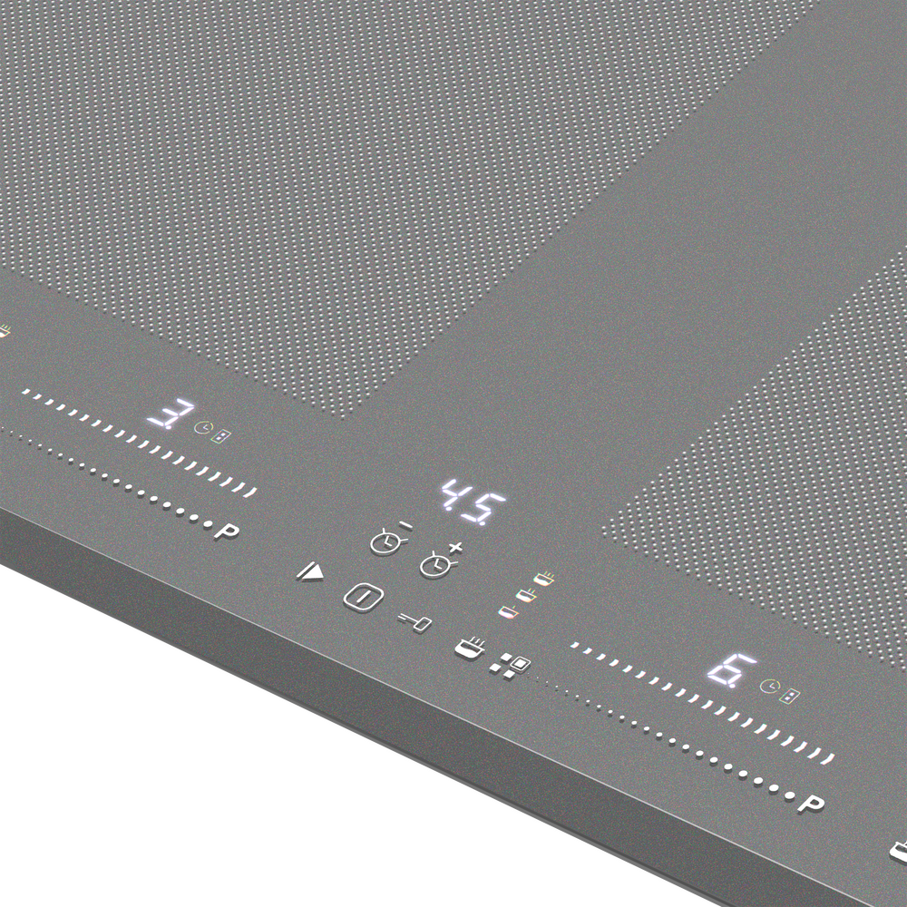 Индукционная варочная панель с двумя Flex Zone и Booster MAUNFELD CVI594SF2LGR Inverter