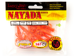 Мягкая приманка Lucky John NAYADA 2.5in (63 мм), цвет 036, 7 шт.