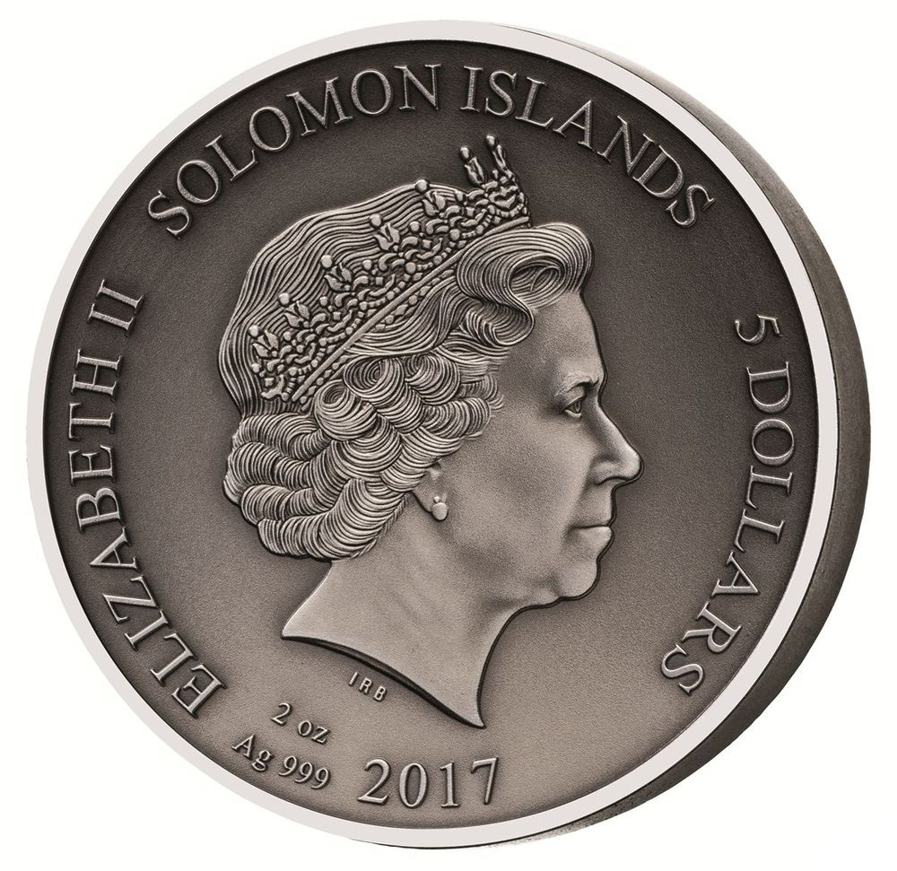 2 доллара. Гопломах Гладиаторы. Соломоновы о-ва. 2017 год