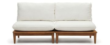 Portitxol набор из 2 модульных кресел из массива тикового дерева Испания 