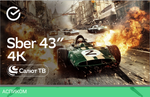 Телевизор LED Sber 43" SDX-43U4014