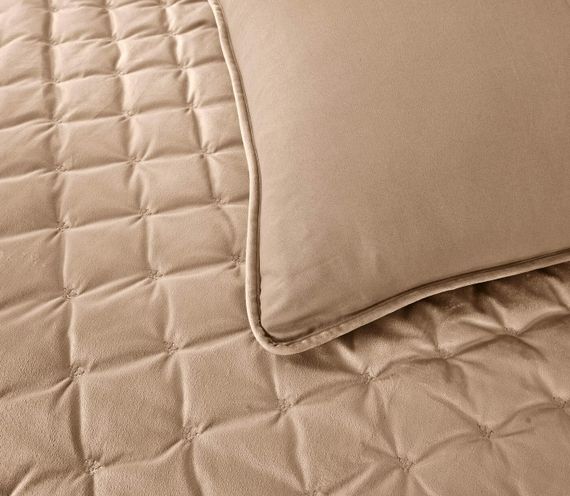 Лея (беж) Покрывало 160х220