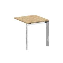 Onix Direct Lux Брифинг-приставка П-обр. м/к M-O.MP-BR-7 Тиквуд Светлый/Нержавеющая Сталь/Хром 780*7