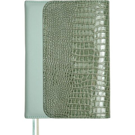 Ежедневник недат. А5 deVENTE Irene 320стр., мятный, тв. комби обложка, кожзам, магнитная створка