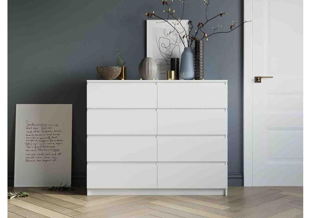 Комод Мадера 1200.8 лдсп белый