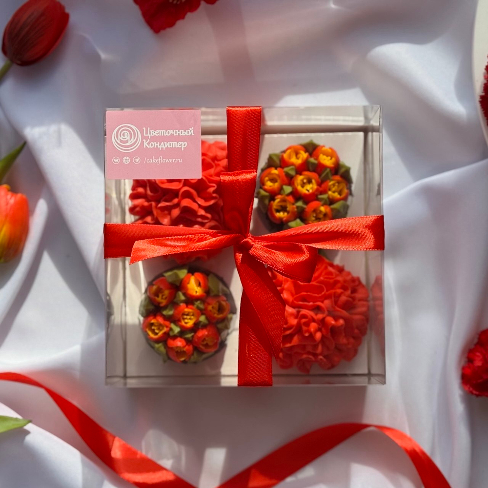 Набор капкейков "Сердцем с Вами"