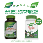 Nature's Way, корень элеутерококка сибирского, 100 веганских капсул (425 мг в 1 капсуле)