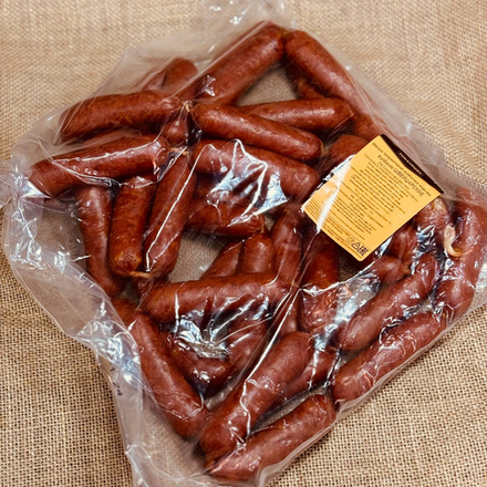 Колбаски полукопченые «Швейцарские» Романишин ~1.500 кг