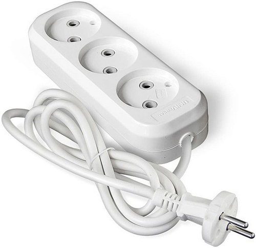 Удлинитель 2гн. 3м б/з ПВС 2*0,75 UNIVersal