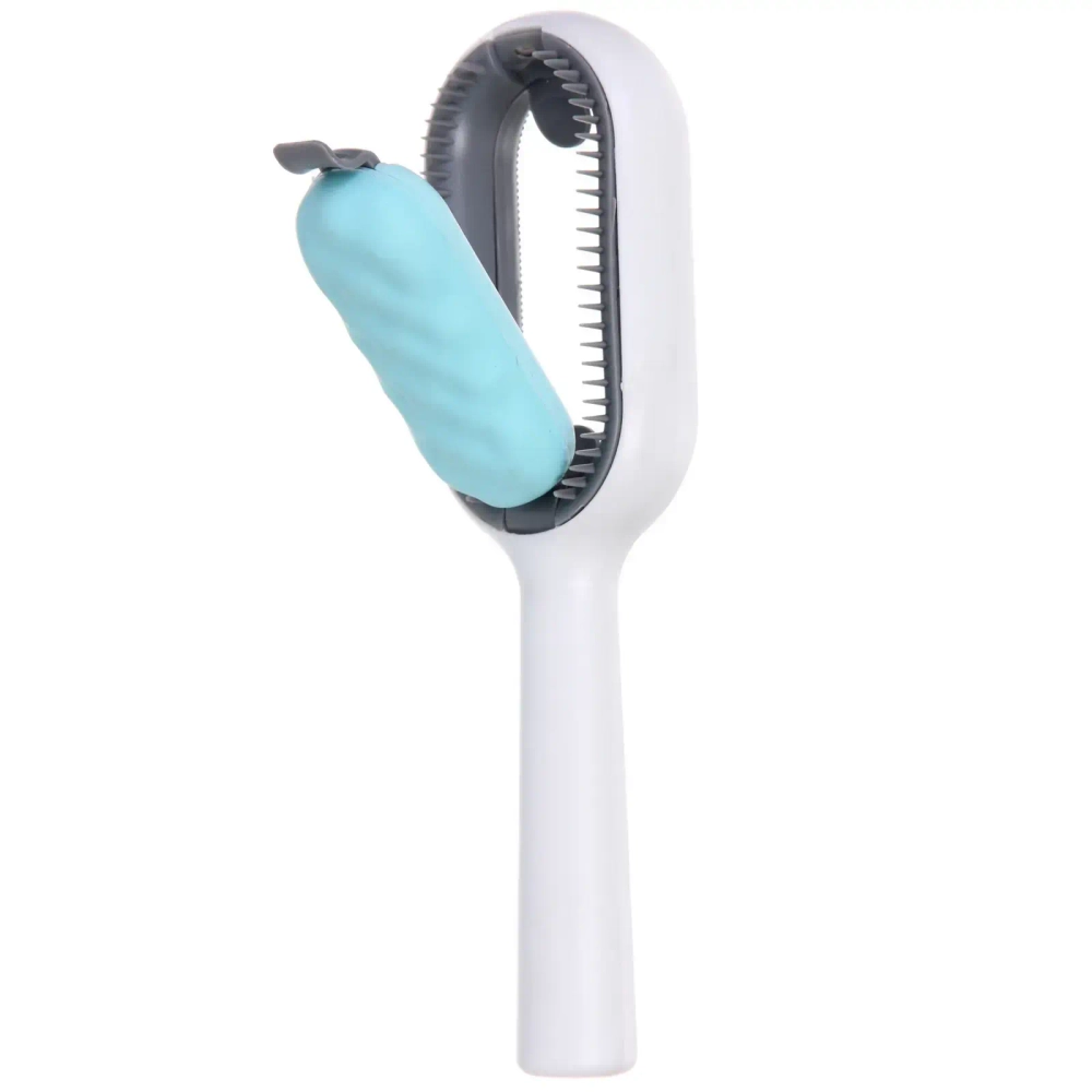 Расческа - пуходерка 3 в 1, валик для сбора шерсти «ПРОФФ - МОЙ БРО», цвет мятный, 18,5*2,8см (коробка)