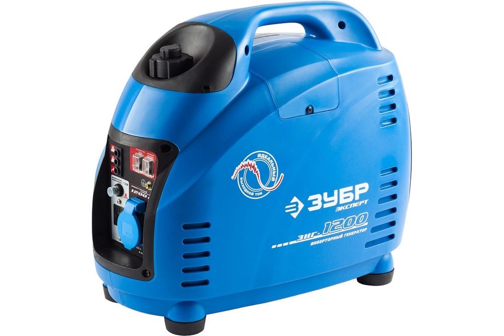 Генератор инверторный Зубр ЗИГ-1200 - [1 кВт / 220V]