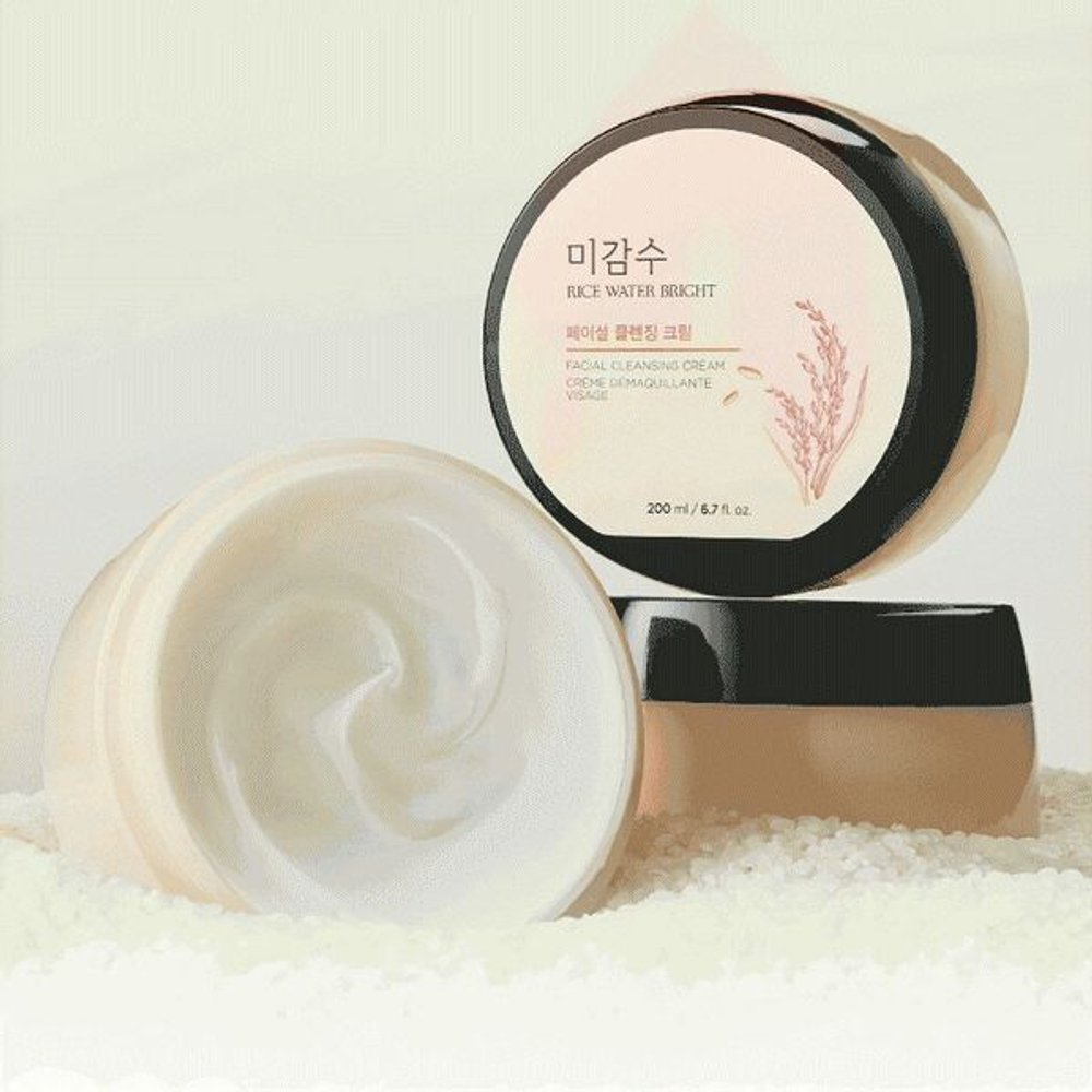 Крем для умывания и очищения The Face Shop Rice Water Bright Facial Cleansing Cream, 200мл