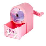 Точилка механическая Alingar, "Космическая романтика", 1 отверстие, пластик. корпус, цвет ассорти, инд. упаковка, 60*90*100 мм