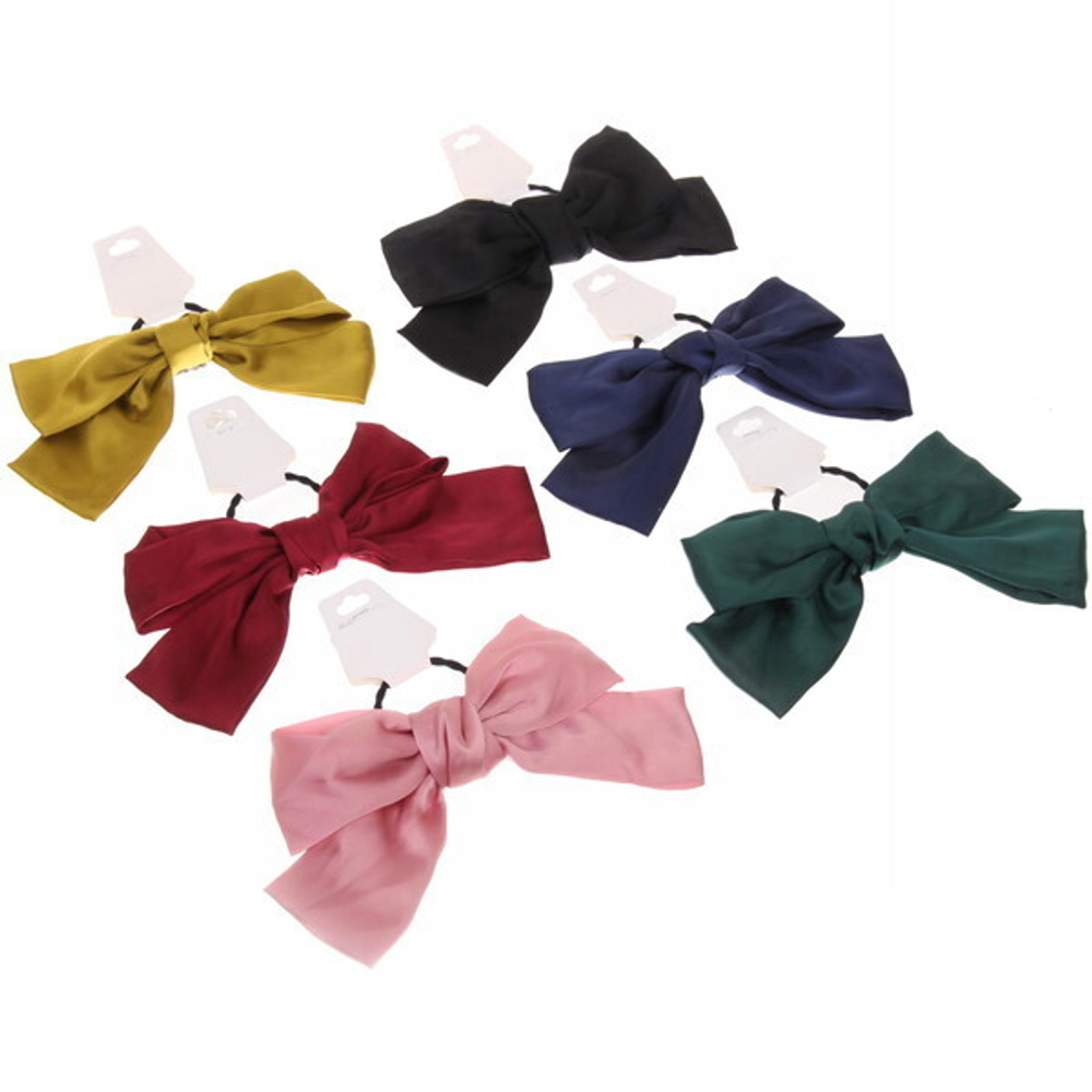 Резинка для волос 1шт «Korea shop - Kim Li», микс 6 цветов, 15*12см