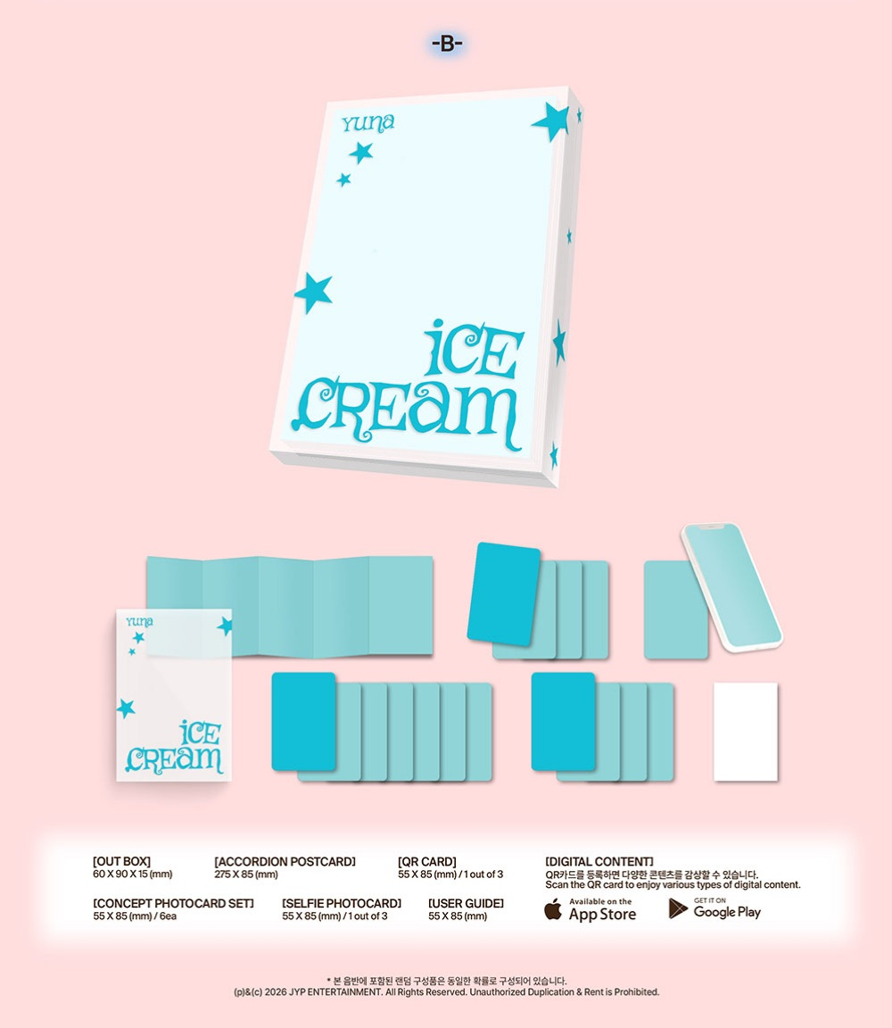 Альбом YUNA - Ice Cream (POCAALBUM) (подарок от APPLE MUSIC)