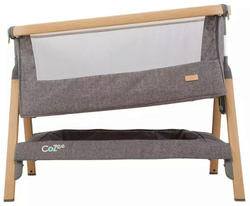 Колыбель приставная Tutti Bambini CoZee c колёсами GTD Oak/Charcoal