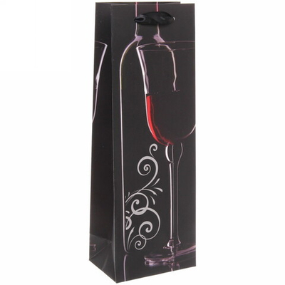 Пакет под бутылку «Красные оттенки» 36*12,5*8,5