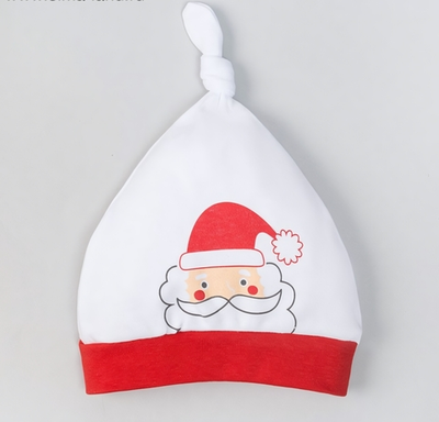 Чепчик (шапочка) Крошка Я "Любимчик Деда Мороза", белый, р.42, 4280912