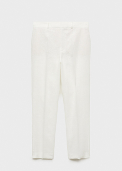 Костюмные брюки изо льна
