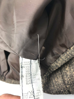 Пиджак приталенный коричневый 46 размер