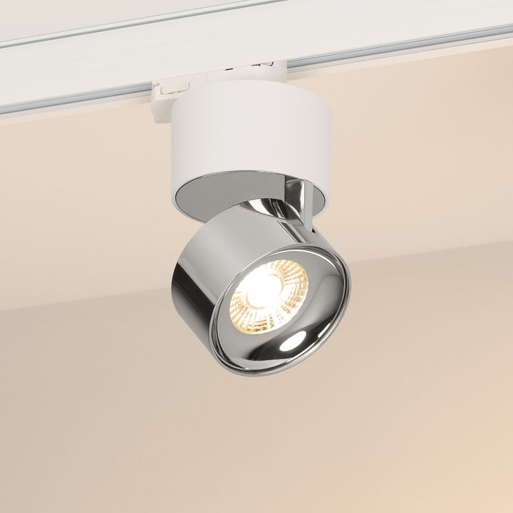 Светильник SP-PLURIO-TRACK-4TR-R77-9W Warm3000 (WH-CHR, 36 deg, 230V) Arlight 038118