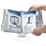 Демосистема настольная МАЛОГО ФОРМАТА (210х148 мм), А5, с 10 панелями, вращающаяся, BRAUBERG, 235338