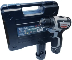 Бесщеточная аккумуляторная дрель-шуруповерт ИНТЕРСКОЛ МиниМАКС ДА-10/12В Кейс