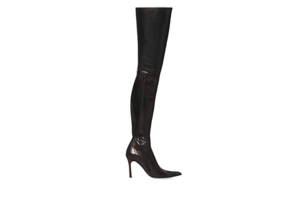 Balenciaga Odeon 100mm Over-the-knee Leather Boots