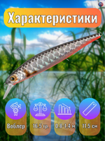 Воблер TsuYoki FLIRT 115SP TS264