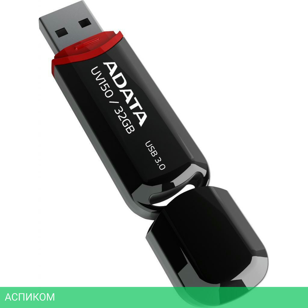 USB Flash-накопитель A-Data AUV150-32G-RBK 32GB
