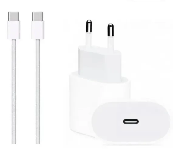 Сетевое зарядное устройство Apple 20W USB-C + Lightning Cable, 1м