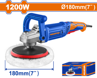 Полировальная машина 1200 Вт, 180 мм (6) WADFOW WAE1512001