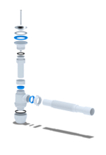 Сифон д/умыв. BM1015 (1 1/4"*32) с гофрой 32х32/40 (АниПласт)