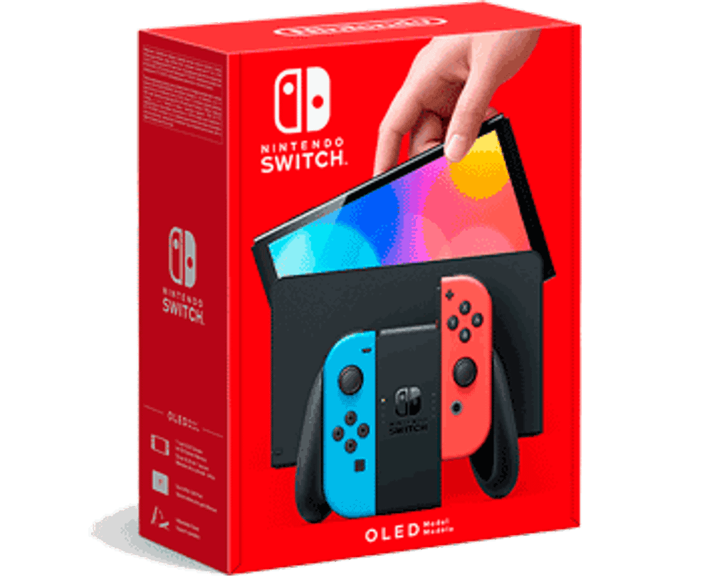 Nintendo Switch OLED Красный\Синий (64Gb) Новый