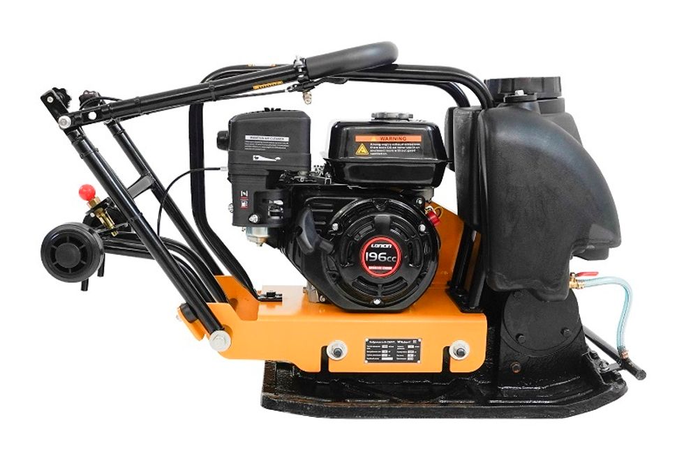 Виброплита бензиновая Habert H-C80NTL - [84 кг / 16 кН / Loncin G200F]