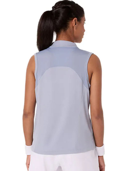 Женский топ теннисный Asics Court - grey blue