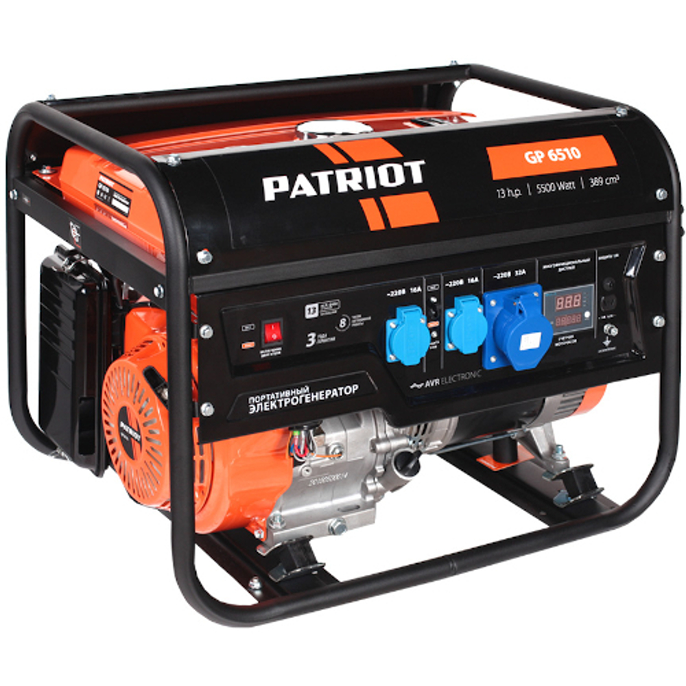 Генератор бензиновый PATRIOT GP 6510
