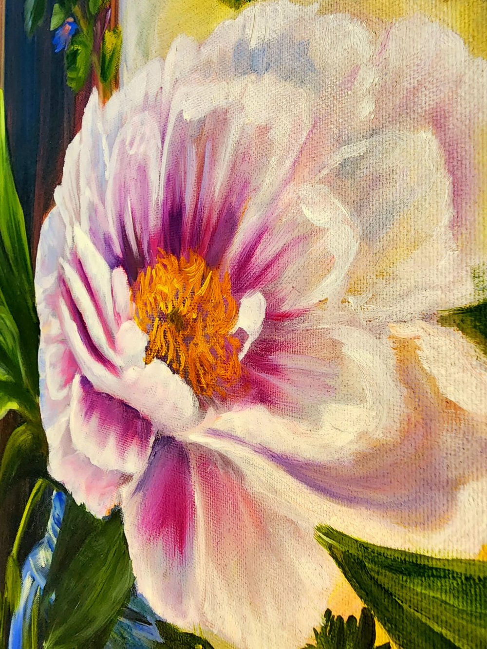 Картина «Лето на подоконнике» | Холст, масло 60х80 см | Художница Ефимова Ольга