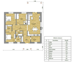 Проект Дома 121,5 кв. м К-37
