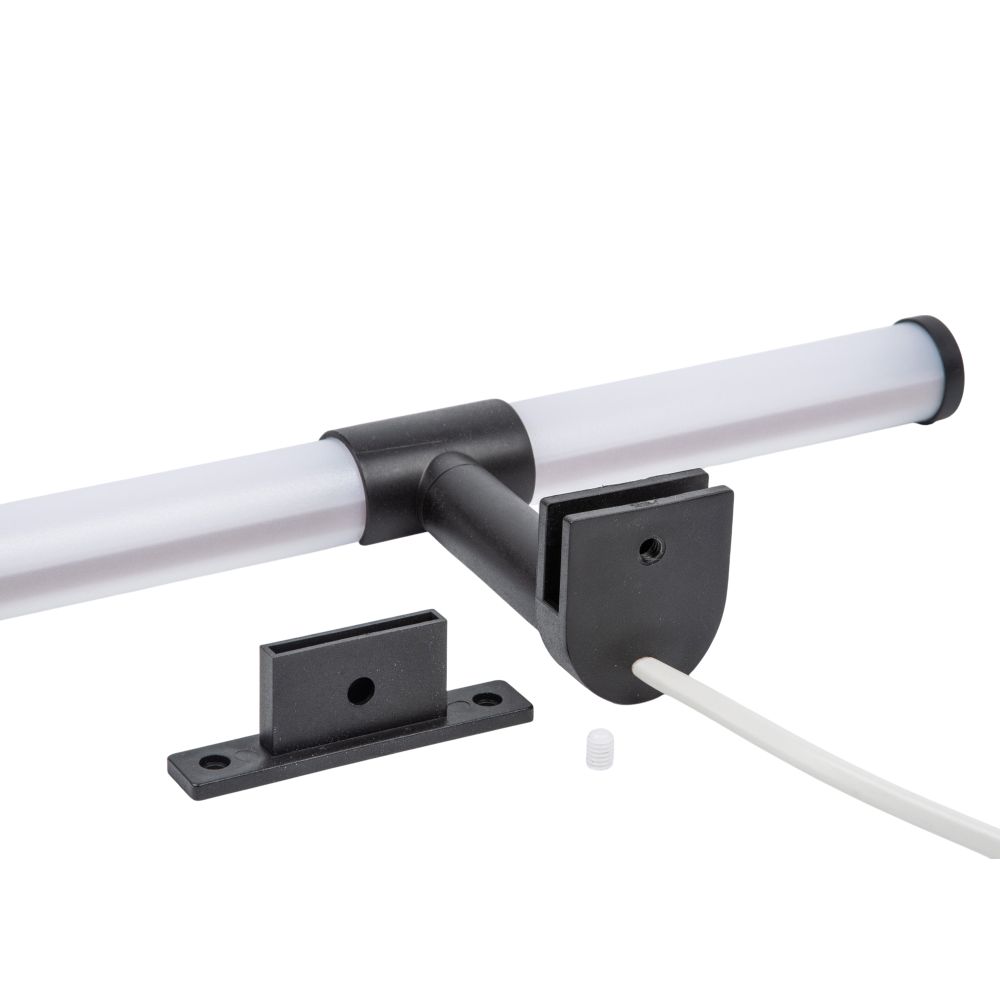 ULT-F37-6W-4500K IP44 BLACK Светодиодный светильник для подсветки мебели и зеркал ванной комнаты. Черный. ТМ Uniel