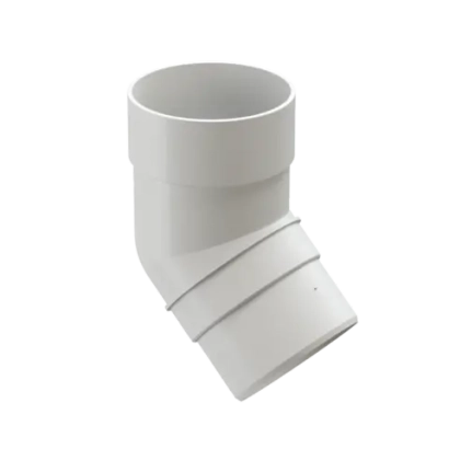 Колено 45˚ для водосточной трубы Premium, Пломбир Döcke (Деке)