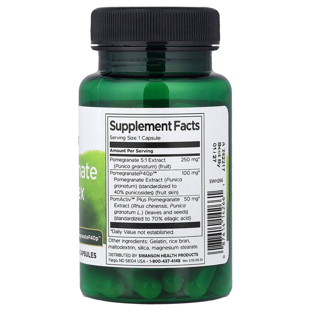 Swanson, комплекс с гранатом, 60 капсул